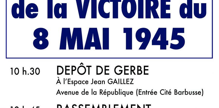 72ème anniversaire de la victoire du 8 mai 1945