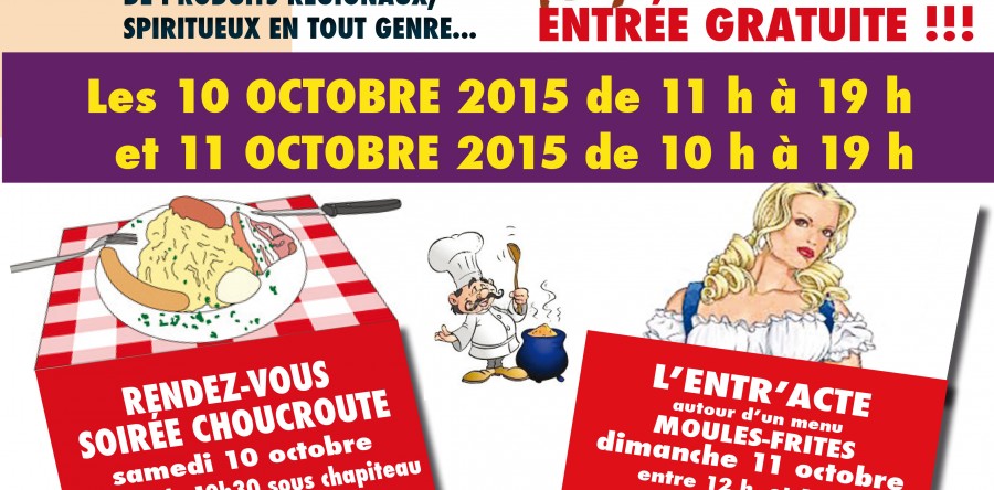 21ème Marché de la Gastronomie Régionale.