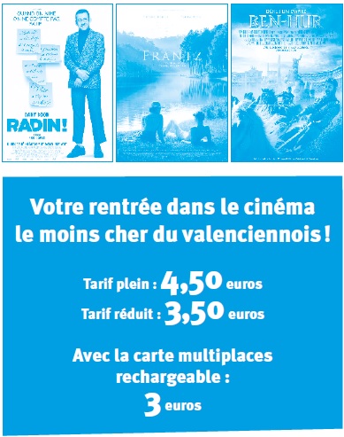 Programme cinéma du 21 septembre au 18 octobre